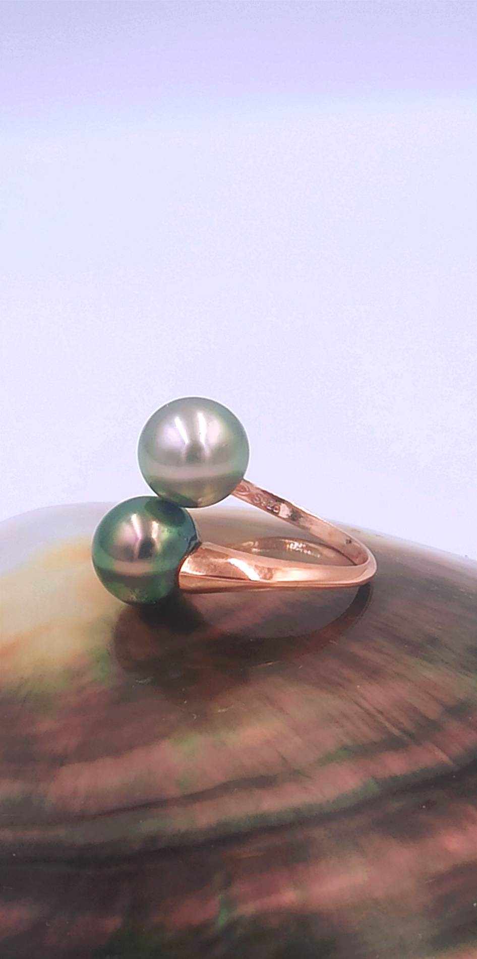 Bague toi et moi rosé 2
